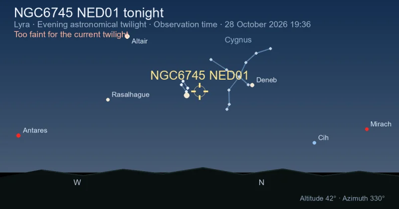NGC6745 NED01 tonight