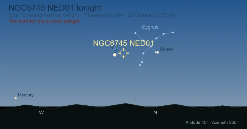 NGC6745 NED01 tonight