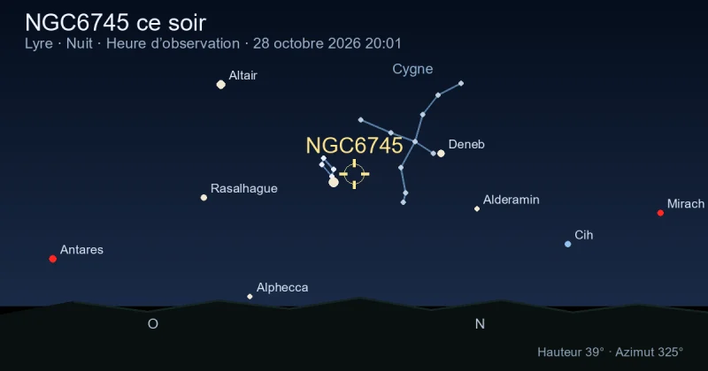 NGC6745 ce soir