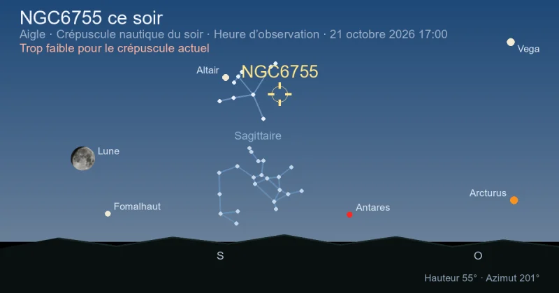 NGC6755 ce soir