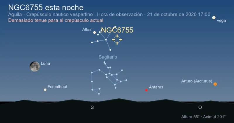 NGC6755 esta noche