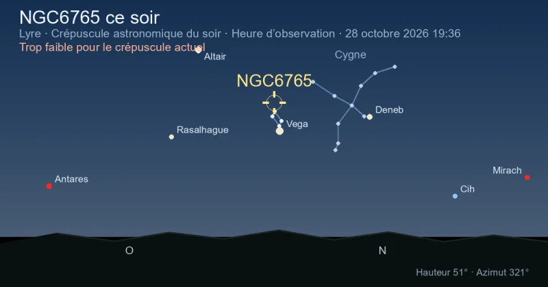 NGC6765 ce soir