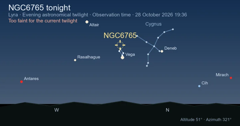 NGC6765 tonight
