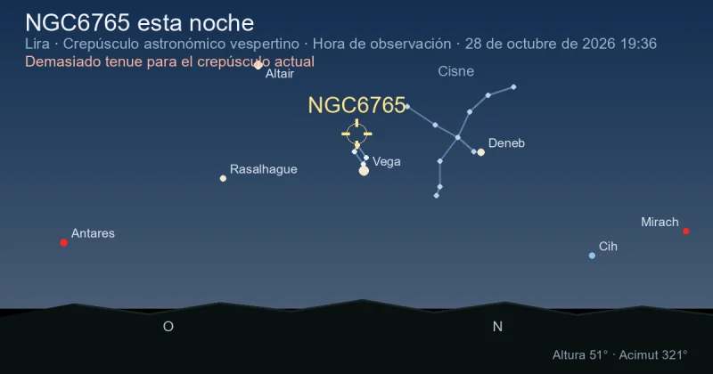 NGC6765 esta noche