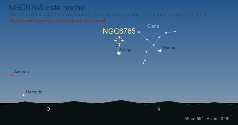 NGC6765 esta noche