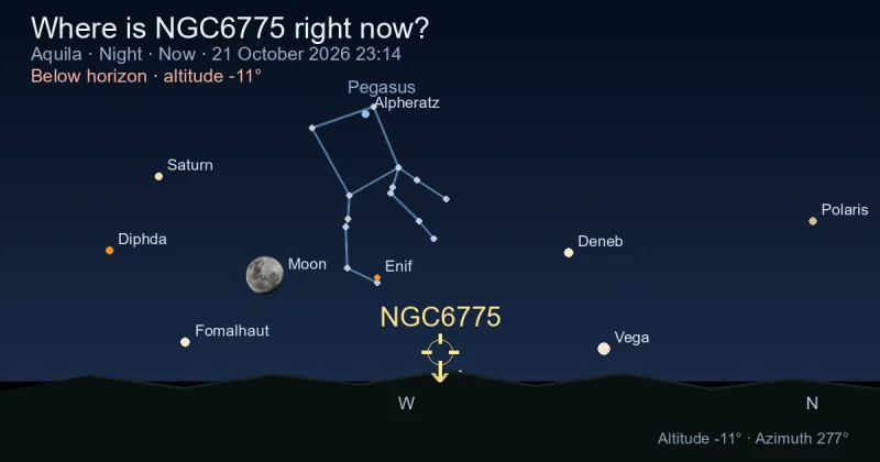 Where is NGC6775 right now?