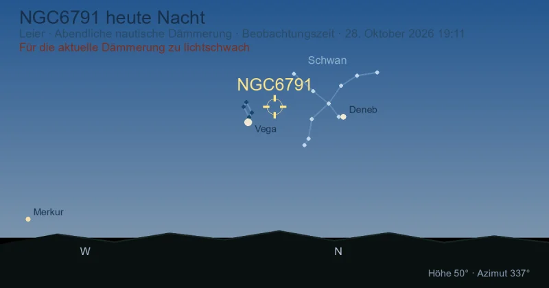 NGC6791 heute Nacht