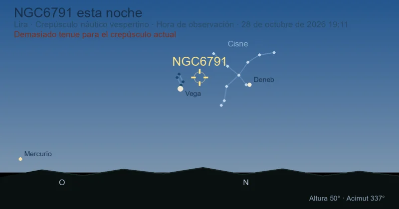 NGC6791 esta noche