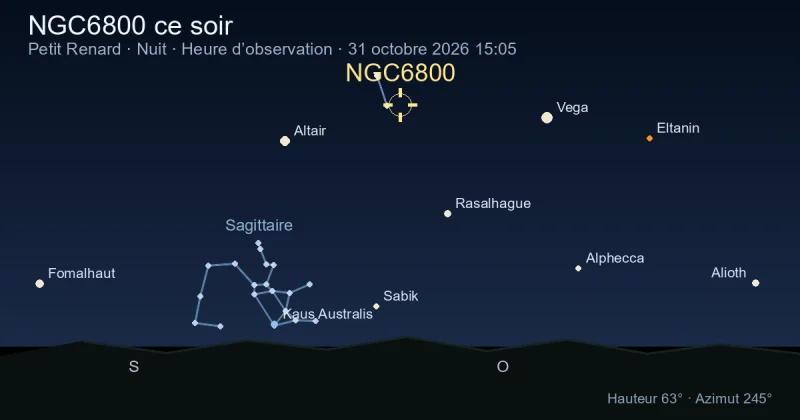 NGC6800 ce soir
