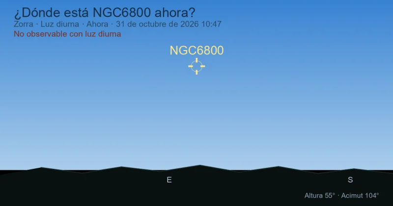 ¿Dónde está NGC6800 ahora?