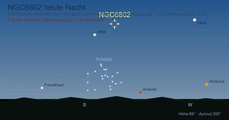 NGC6802 heute Nacht