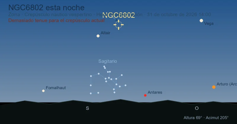 NGC6802 esta noche