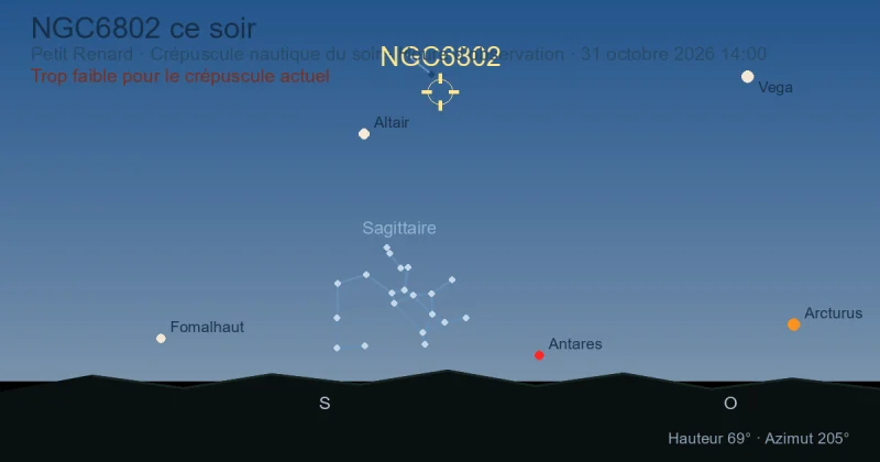 NGC6802 ce soir