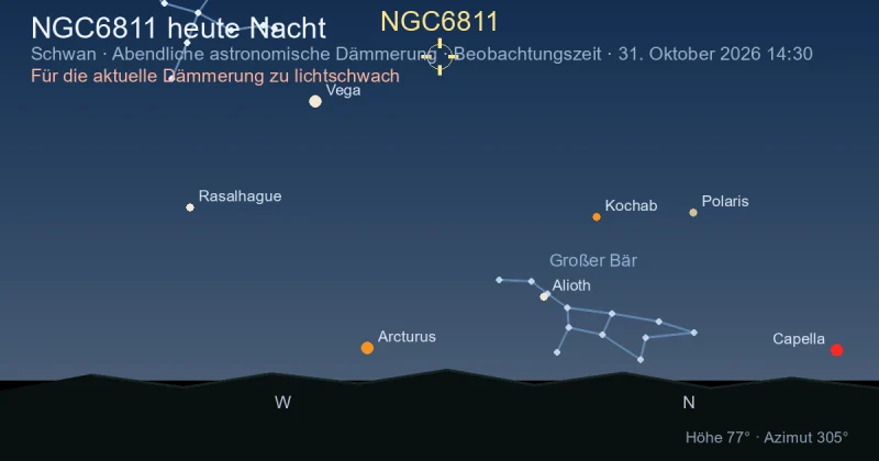 NGC6811 heute Nacht