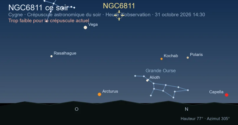 NGC6811 ce soir