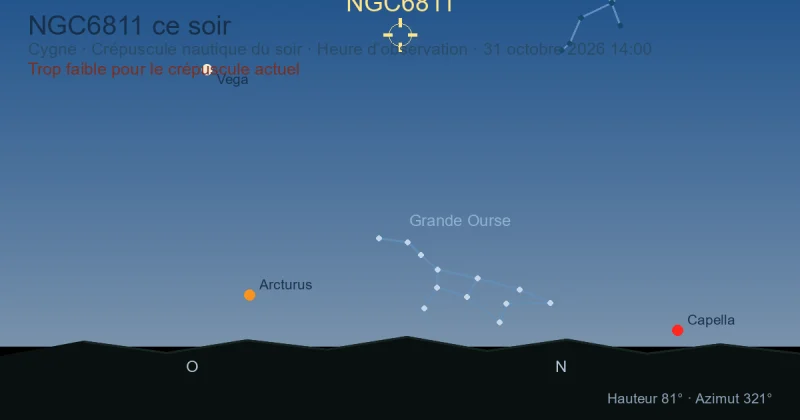 NGC6811 ce soir