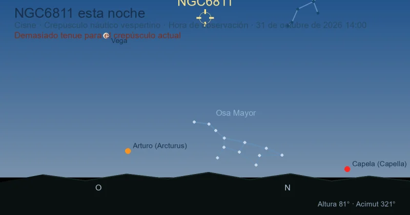 NGC6811 esta noche
