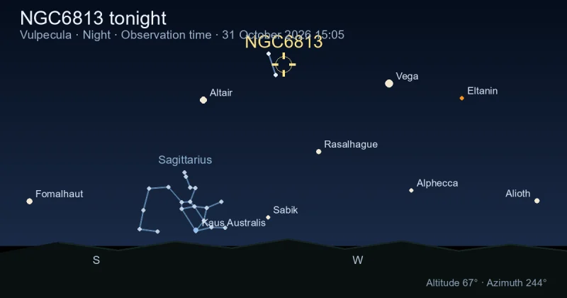 NGC6813 tonight