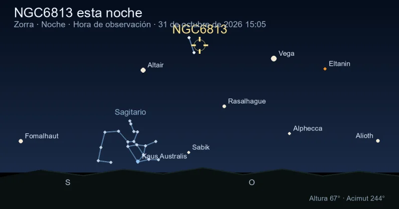 NGC6813 esta noche