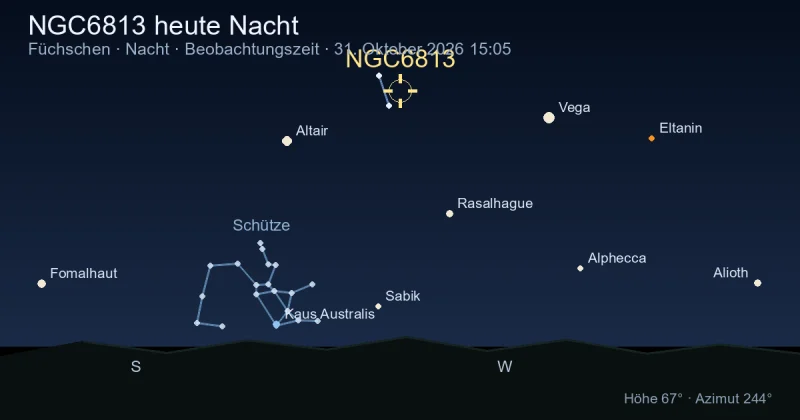 NGC6813 heute Nacht