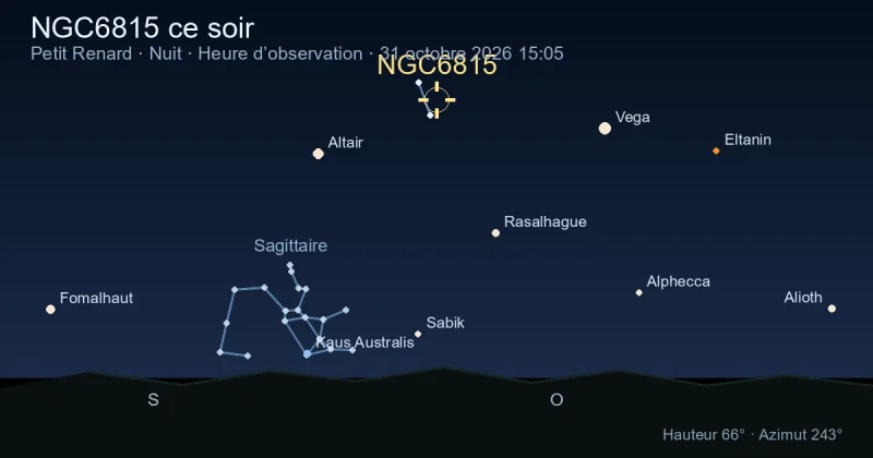 NGC6815 ce soir