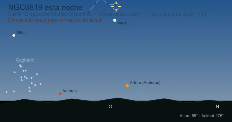 NGC6819 esta noche