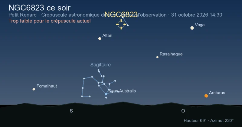 NGC6823 ce soir