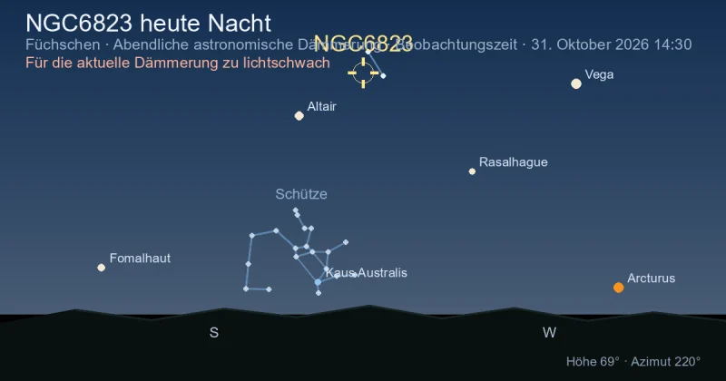 NGC6823 heute Nacht