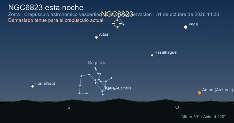 NGC6823 esta noche