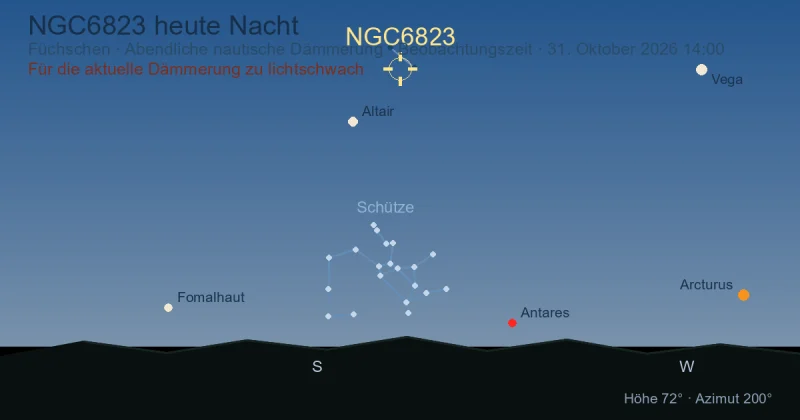 NGC6823 heute Nacht