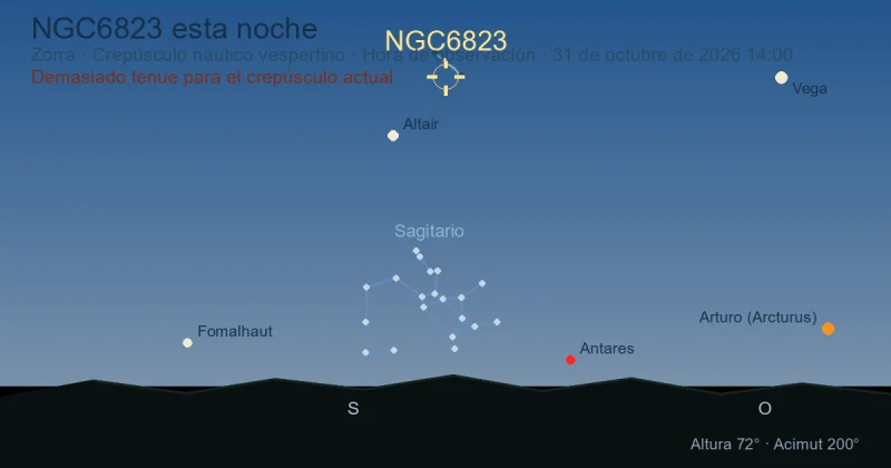 NGC6823 esta noche