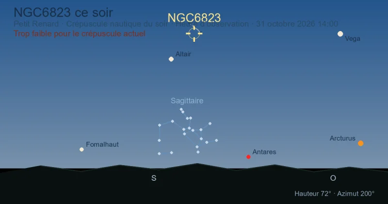 NGC6823 ce soir