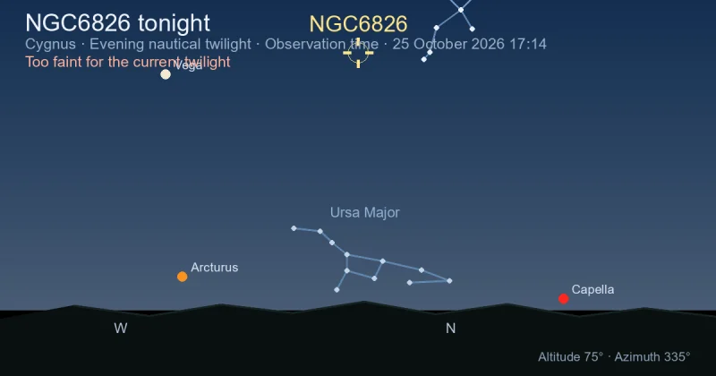 NGC6826 tonight