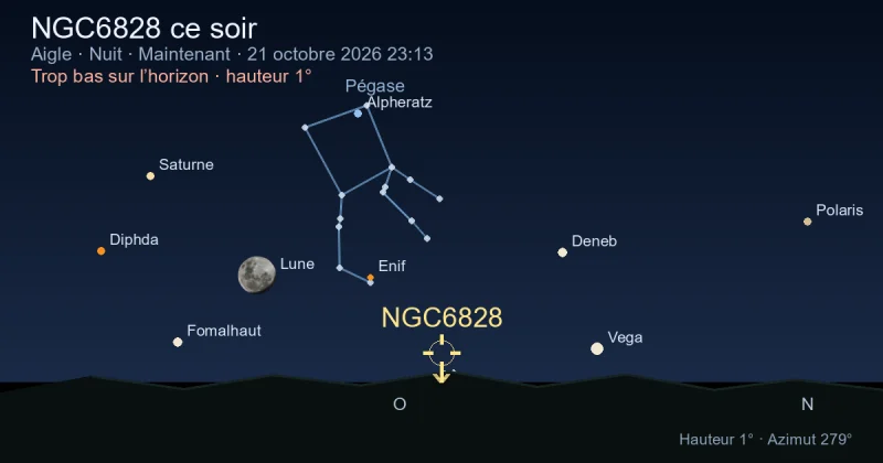 NGC6828 ce soir