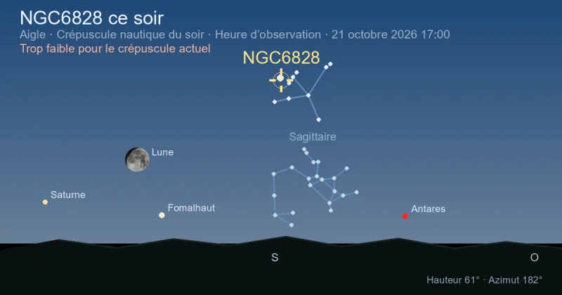 NGC6828 ce soir