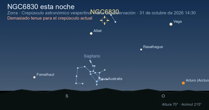 NGC6830 esta noche