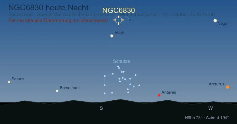 NGC6830 heute Nacht