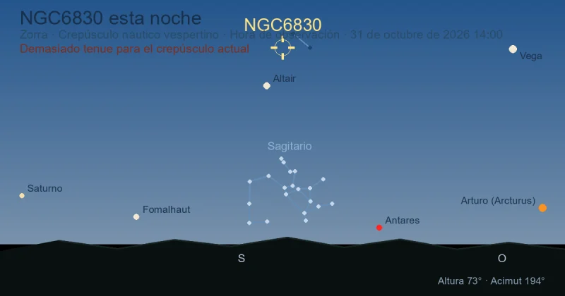 NGC6830 esta noche