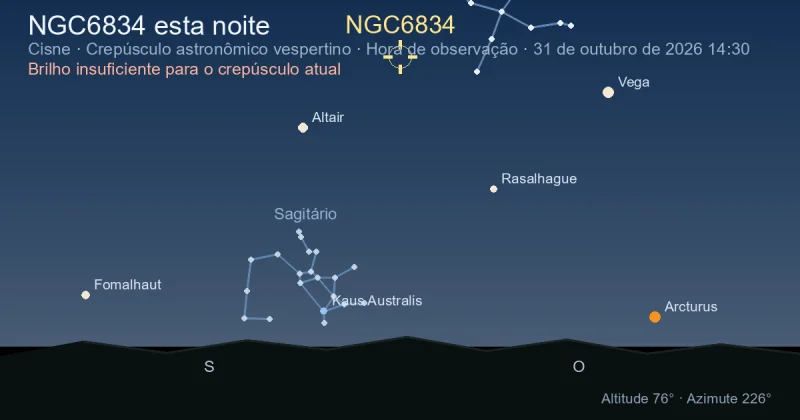 NGC6834 esta noite