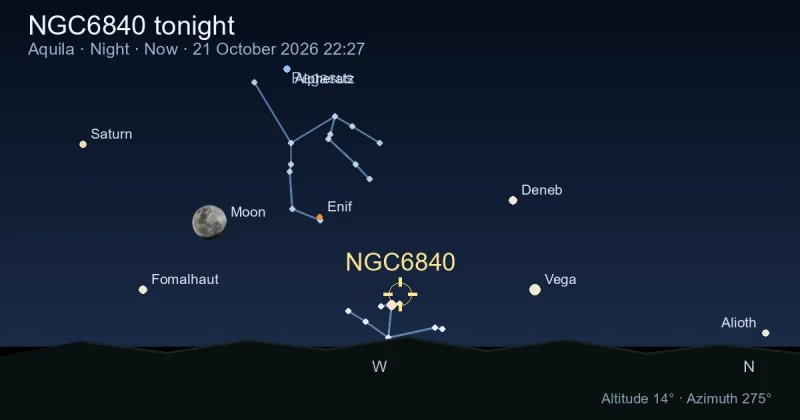 NGC6840 tonight