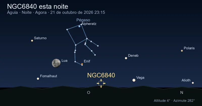 NGC6840 esta noite