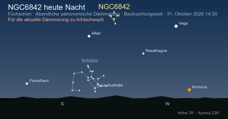 NGC6842 heute Nacht