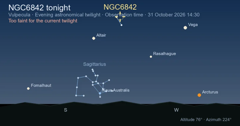 NGC6842 tonight