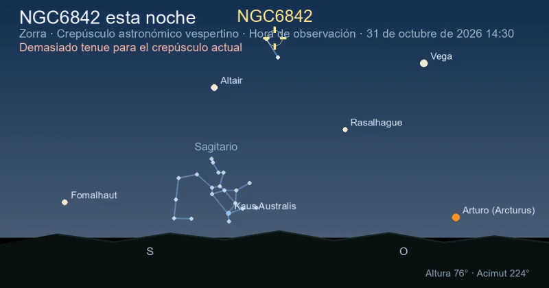 NGC6842 esta noche