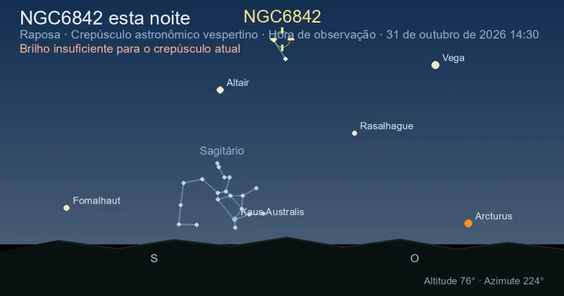 NGC6842 esta noite