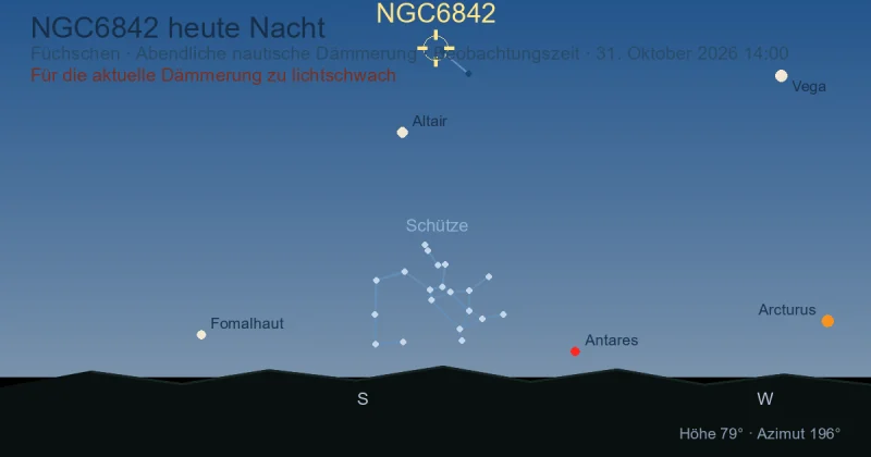 NGC6842 heute Nacht