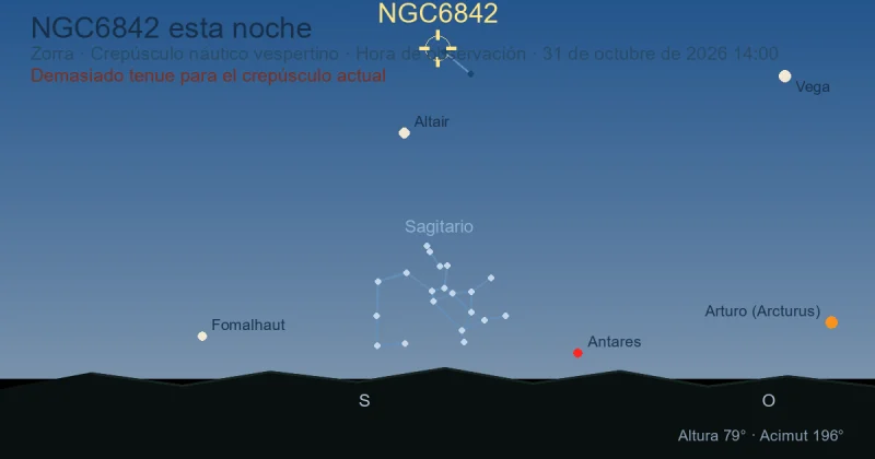 NGC6842 esta noche