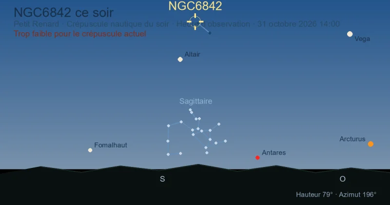 NGC6842 ce soir
