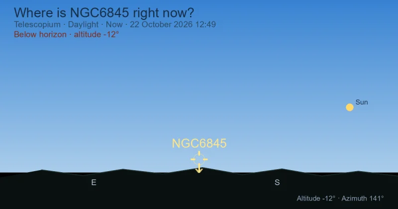 Where is NGC6845 right now?