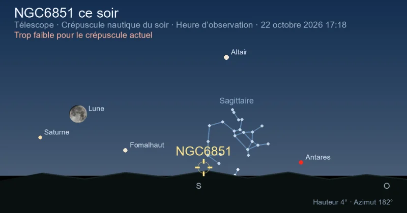 NGC6851 ce soir